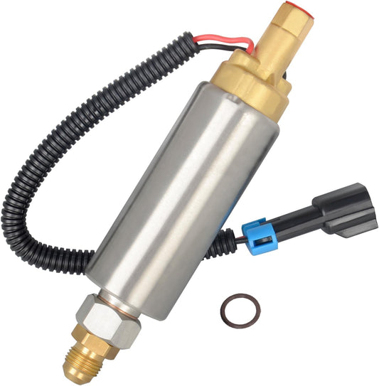 Fuel Pump Compatible with Mercury Mercruiser Mariner 5.0, 5.7, 7.4, 8.2 EFI MPI V6 V8 305, 350, 377, 454, 502 - Replaces E11004(Unthreaded)
