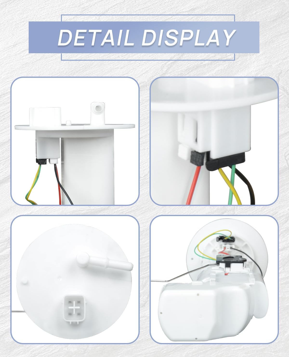 47-1031 49040-0716 Fuel Pump Assembly Compatible with Kawasaki Mule Pro FX FXT 2016-2020, Teryx Teryx4 800 2014-2020, Teryx4 750 2012-2013 49040-0733 49019-0013