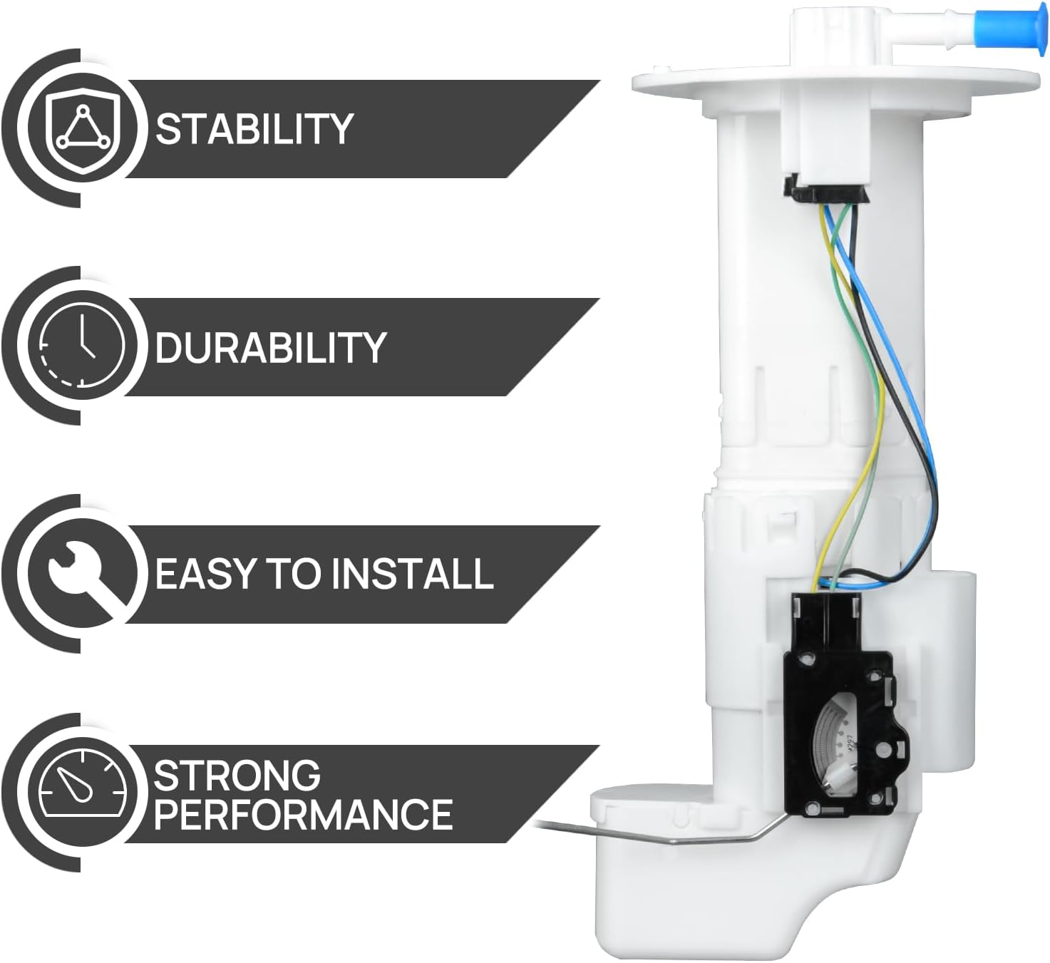49040-0718 Upgraded Fuel Pump Module Assembly Compatible with 2009-2020 Kawasaki Mule 4000 4010 Mule SX TERYX 750 KRF750 Replace 49040-0719 49040-0733 49040-0041 49019-0013 49040-0716