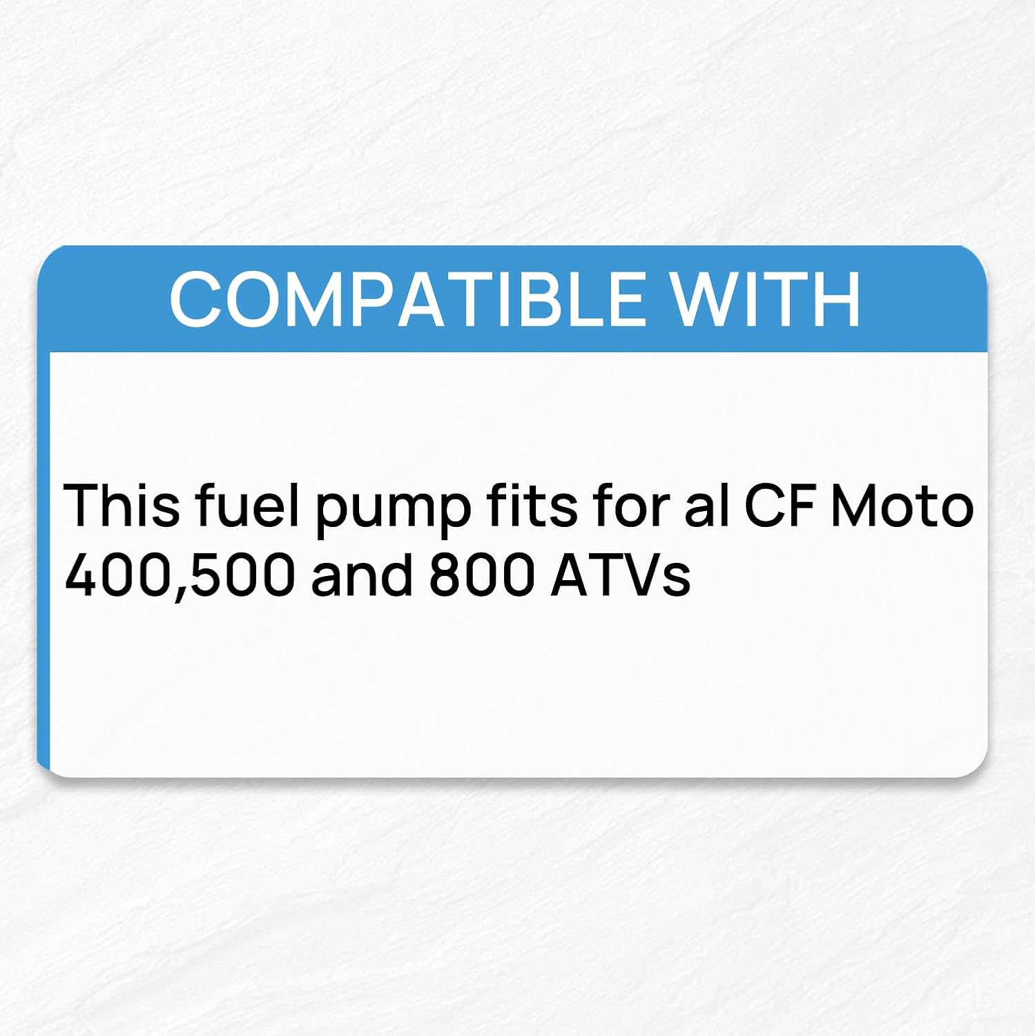 901F-150900-10000 901F-150900 901F150900 Upgraded Fuel Pump Assembly Compatible with CFMOTO ATV CFORCE 400 500 600 Touring X5 X6 2010-2022