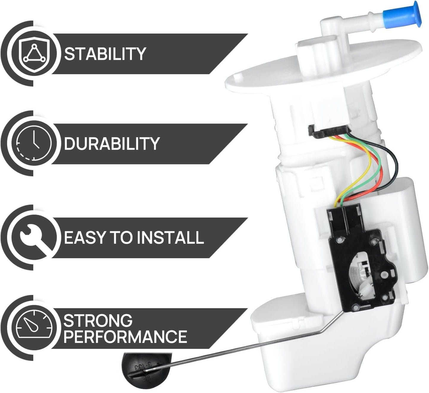 49040-0717 Upgraded Fuel Pump Module Assembly Compatible with 2008-2023 Kawasaki Brute Force 750 4x4i EPS KVF750 EFI Camo ATV Replace 49040-0033 VANBOL0036