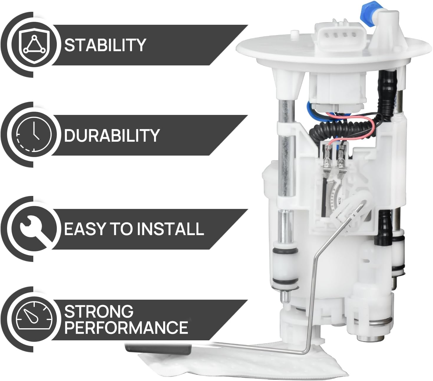 3B4-13907-10-00 Upgraded Fuel Pump Assembly Compatible with 2007-2020 Grizzly 700 550 4WD Kodiak Viking 700 Wolverine X2 X4 YXZ1000 YXZ1000R