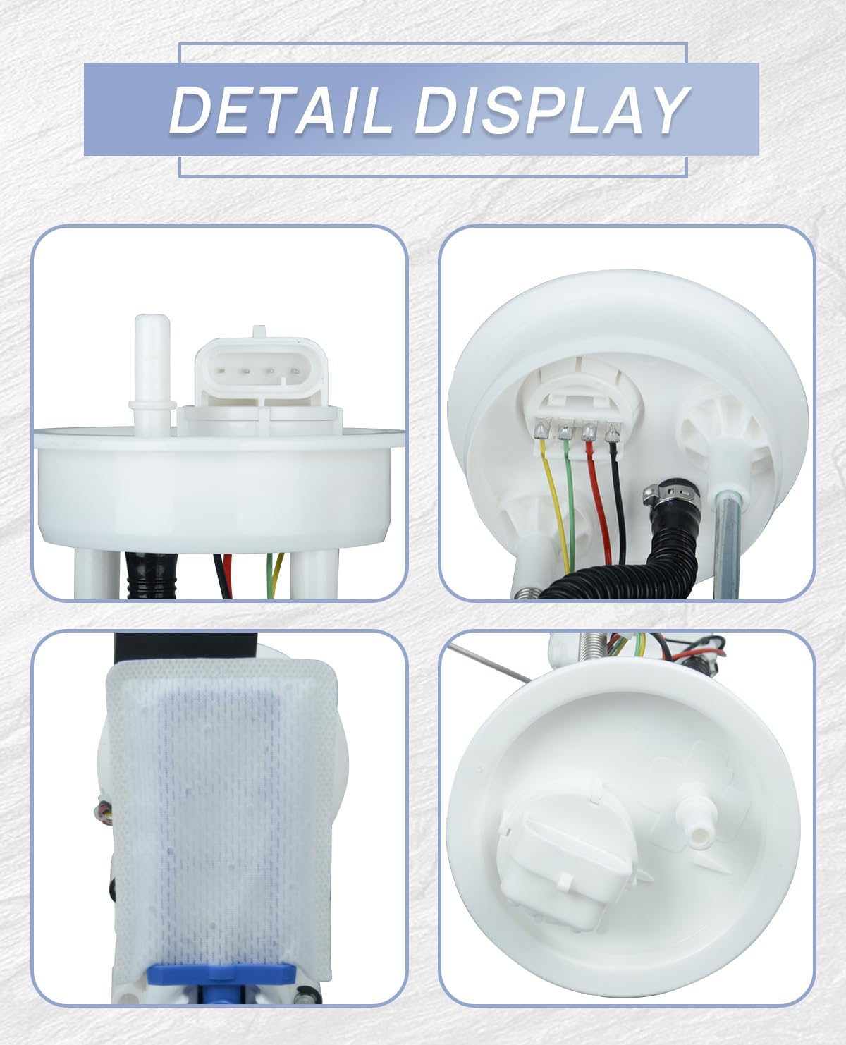 Fuel Pump Assembly Compatible With Polaris Forest 1000 Hawkeye 325 Scrambler 1000 850 Sportsman 1000 XP Sportsman 570 450 2205469