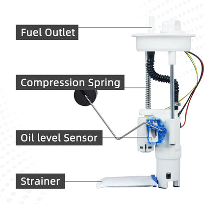 Fuel Pump Assembly Compatible With Polaris Ace 325 Ace 570 Ace 900 RZR 4 900 RZR 64 XP 4 1000 Sportsman Ace 570 2205374