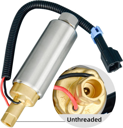 Fuel Pump Compatible with Mercury Mercruiser Mariner 5.0, 5.7, 7.4, 8.2 EFI MPI V6 V8 305, 350, 377, 454, 502 - Replaces E11004(Unthreaded)