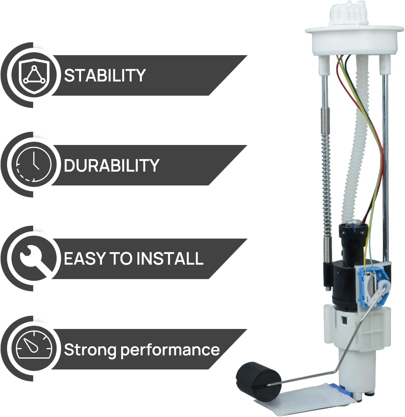 Fuel Pump Assembly for Polaris Ranger 570 Crew, Scrambler 850, Sportsman 550/850, Touring 550/850, X2, XP (Gasoline, Automatic, UTV, Fuel Pump, 2208711, 2204401)