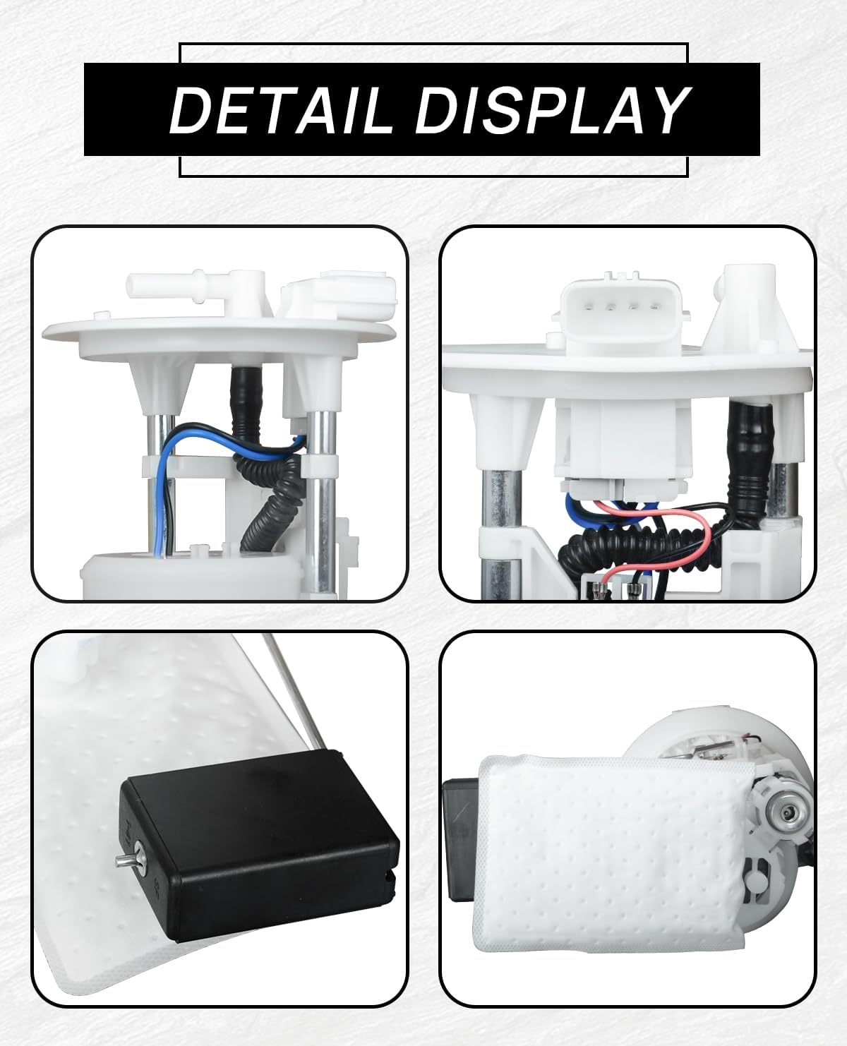3B4-13907-10-00 Upgraded Fuel Pump Assembly Compatible with 2007-2020 Grizzly 700 550 4WD Kodiak Viking 700 Wolverine X2 X4 YXZ1000 YXZ1000R