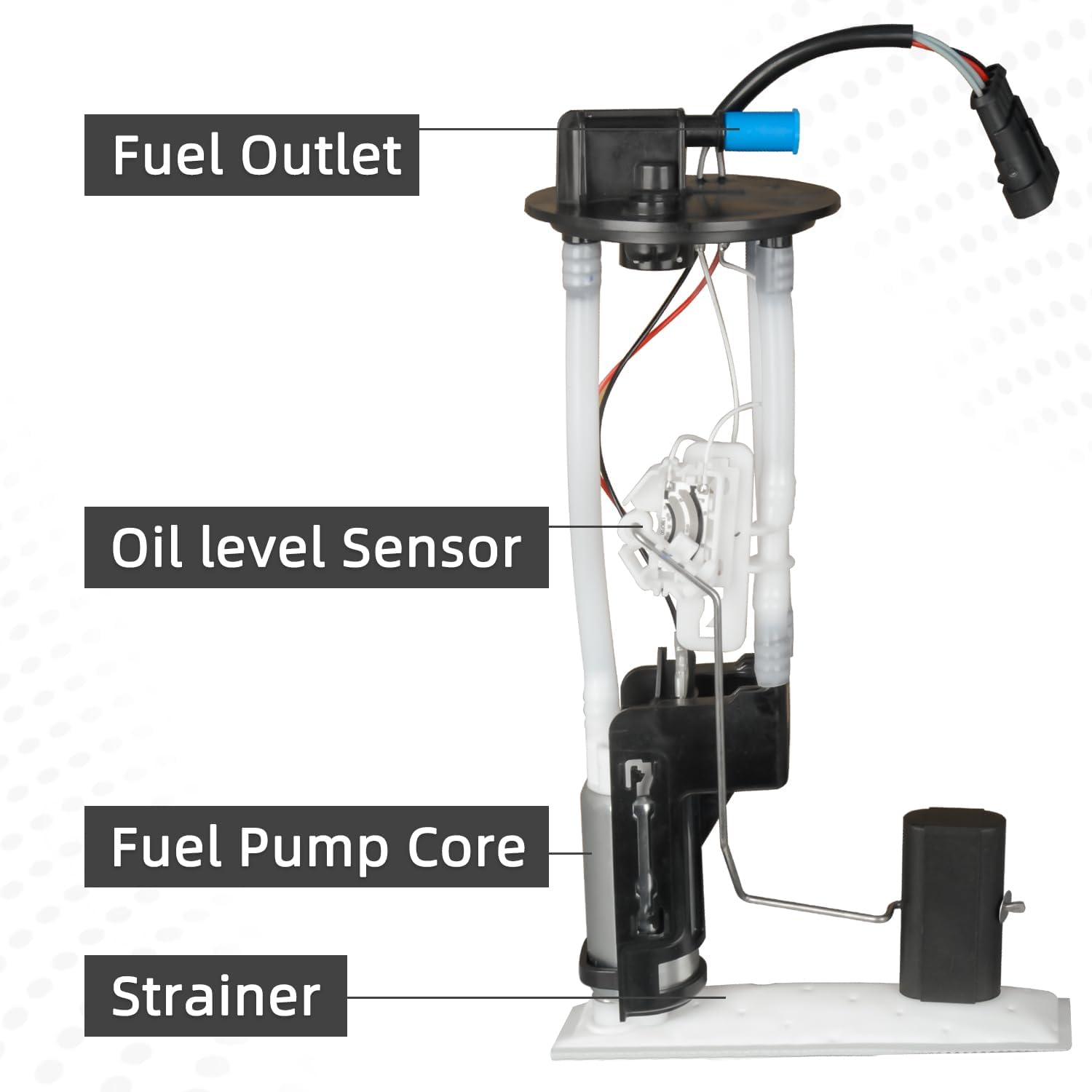 2205469 Upgraded Fuel Pump Assembly Compatible with Polaris Sportsman 450 570 850 1000 2014-2016 Replaces# 47-1008 2521389 2205374 2521323 2207670 2205525 E11022