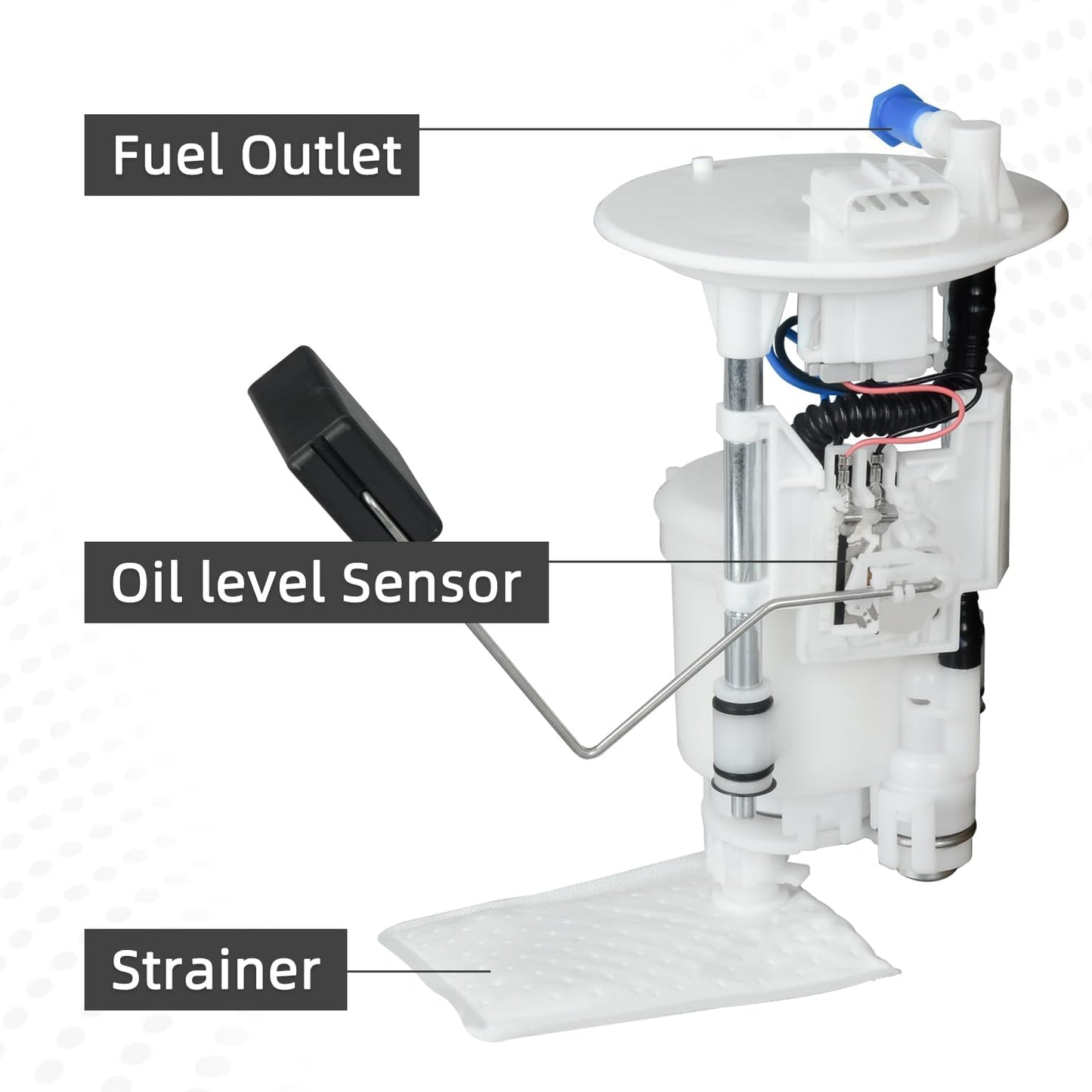 3B4-13907-10-00 Upgraded Fuel Pump Assembly Compatible with 2007-2020 Grizzly 700 550 4WD Kodiak Viking 700 Wolverine X2 X4 YXZ1000 YXZ1000R