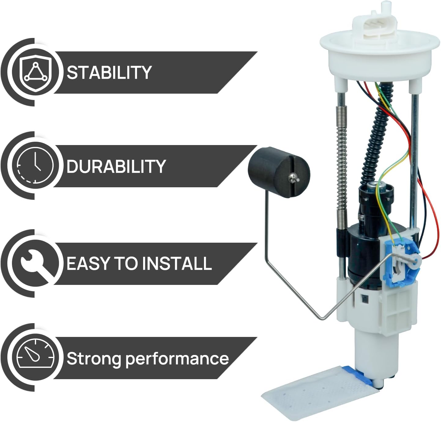 Fuel Pump Assembly Compatible With Polaris GEM Ranger 1000 XP Mud 900 Crew 1000 XP 1000 2521307 2204852 2521196