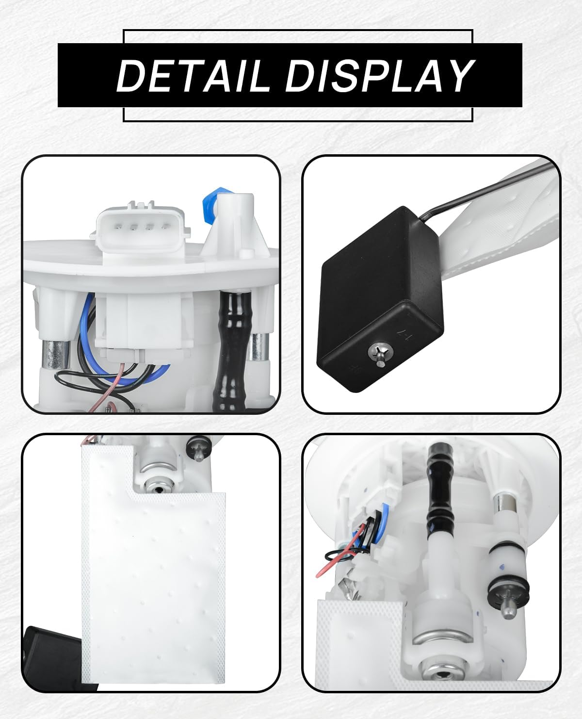 BB5-13907-00-00 Upgraded Fuel Pump Assembly Compatible with Yamaha Kodiak 450 YFM450K 2018-2023 Fuel Pump Replace BB5-13907-01-00 BB5-13907-03-00 BB5-13907-02-00