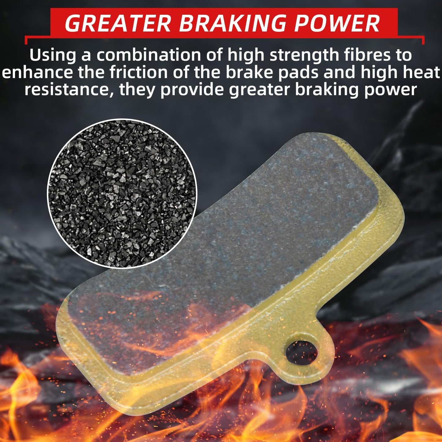 Upgraded Brake Pads Compatible with Surron Light Bee X and S 2 PCS