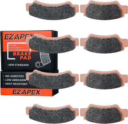 Brake Pad Front and Rear Compatible with Compatible with CF MOTO CFORCE 1000 2021-2024 CFORCE 800XC 2019-2024 CFORCE 600 2020-2024 Sintered Copper