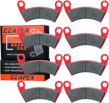 Upgraded Brake Pads Compatible with Polaris RZR XP 1000 EPS 2022 2021 2020 2019 2018 2017 2016 2015 2014 & 2014-2021 RZR 1000 XP 4 Except Premium Edition 4 Sets Ceramic FA452 OE 1911228