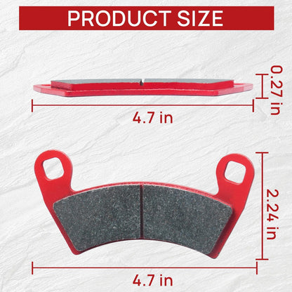 Upgraded Brake Pads Compatible with Polaris RZR XP 1000 EPS 2022 2021 2020 2019 2018 2017 2016 2015 2014 & 2014-2021 RZR 1000 XP 4 Except Premium Edition 4 Sets Ceramic FA452 OE 1911228