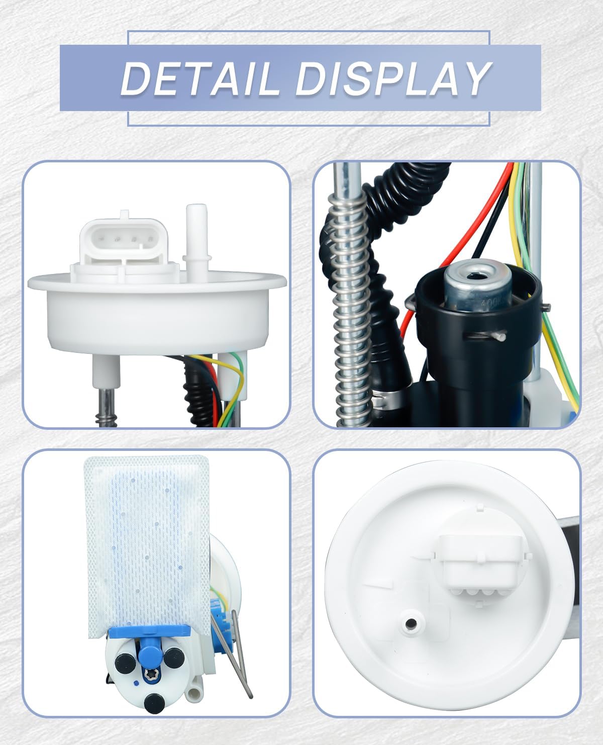 47-1011 2204403 Upgraded Fuel Pump Assembly Compatible with Polaris RZR 4, RZR 4 Jagged X, RZR 570, RZR 800, RZR 900, RZR S, RZR XP, RZR XP 900 2011-2016 2204502 2521116 2521204 2521360