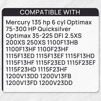 Fuel Pump Compatible With Mercury Marine Marine Outboard 1100F13HB 1200V13DD 1225V13HB 1250V13DD 2005-2011 OEM 880596T55