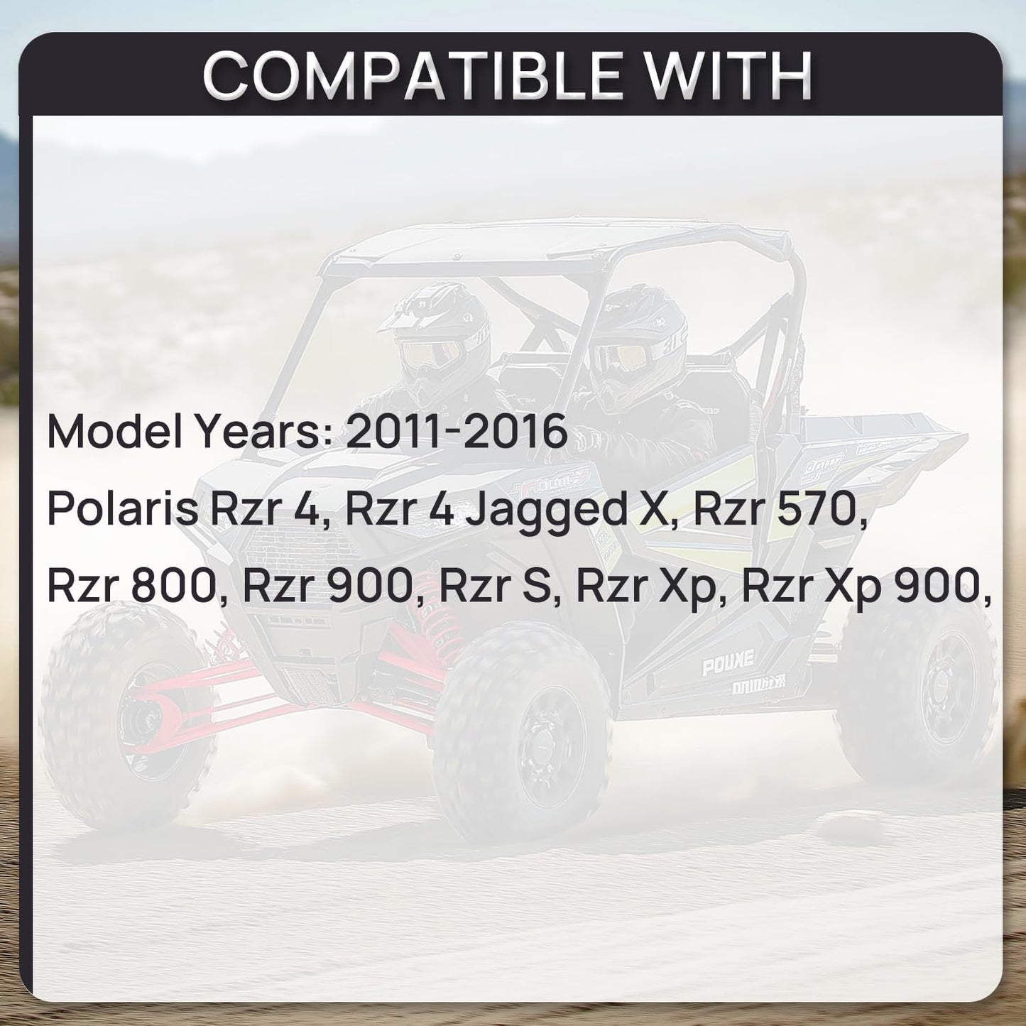 47-1011 2204403 Upgraded Fuel Pump Assembly Compatible with Polaris RZR 4, RZR 4 Jagged X, RZR 570, RZR 800, RZR 900, RZR S, RZR XP, RZR XP 900 2011-2016 2204502 2521116 2521204 2521360
