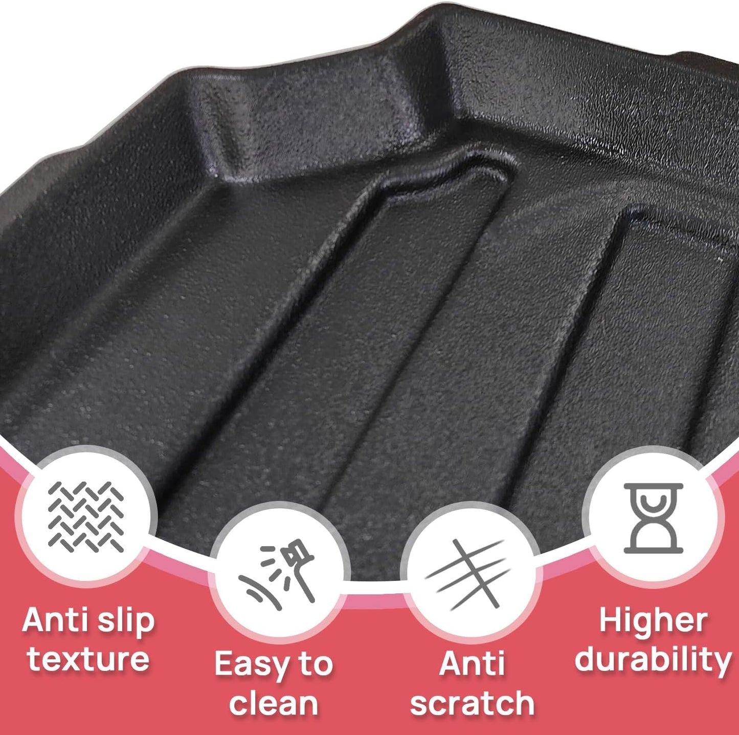 Bed Mat Liner Compatible with Polaris Ranger Crew SP 570 Ranger SP 570 2022 2023 2024 2025 TPE All Weather Protector Rear Cargo Box Liner Accessories
