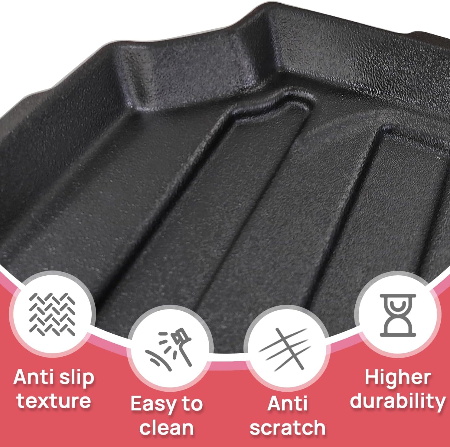 Bed Mat Liner Compatible with Polaris Ranger Crew SP 570 Ranger SP 570 2022 2023 2024 2025 TPE All Weather Protector Rear Cargo Box Liner Accessories