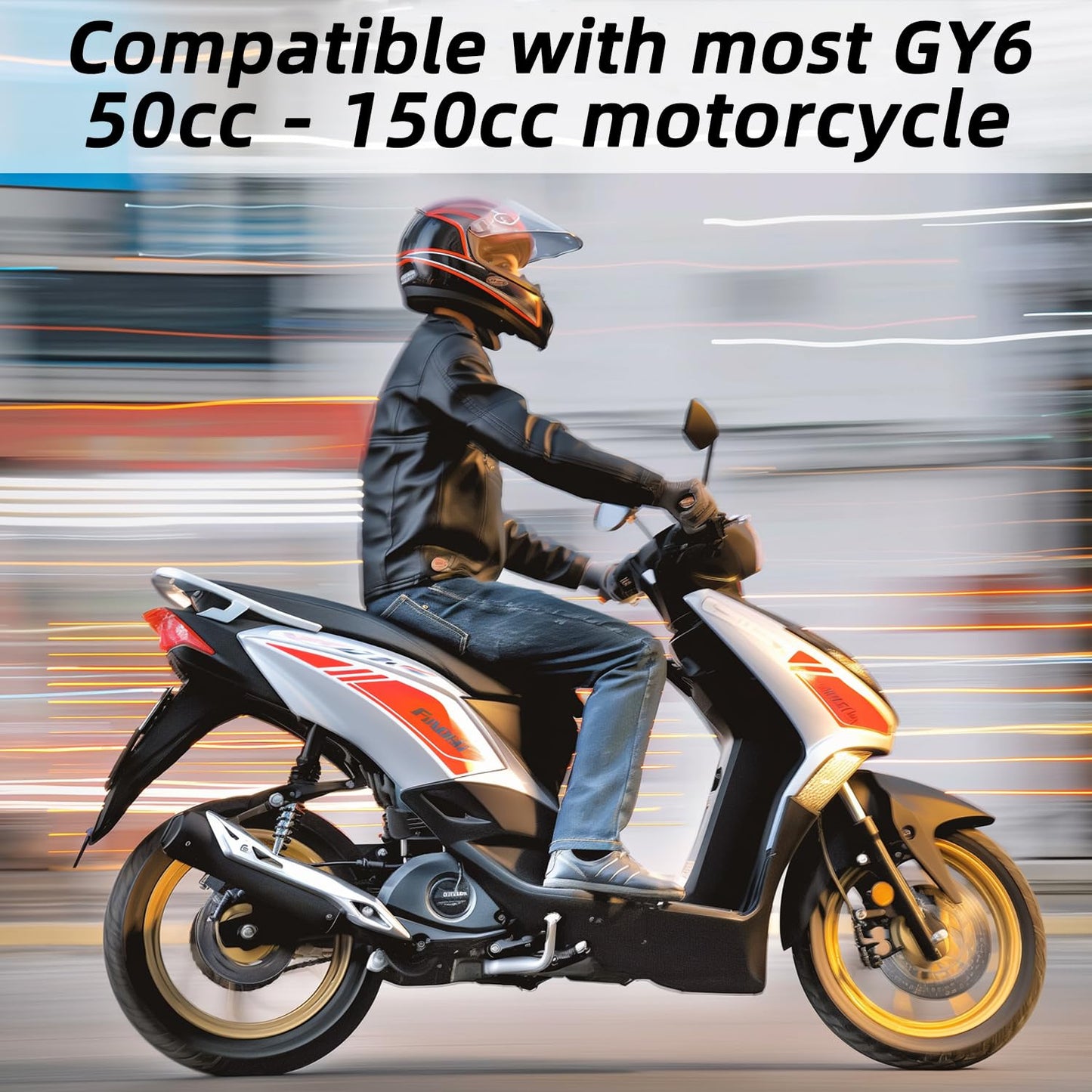 GY6 50cc 150cc Vacuum Fuel Pump Compatible With Scooter Moped ATV Gokart Quad GY6 125cc 150cc 200cc 250cc