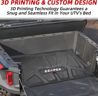 Bed Mat Liner Compatible with Polaris General 1000/4 1000/XP 1000/XP 4 1000 2016-2025 2/4 Seat Rear Cargo All Weather Protector Accessories