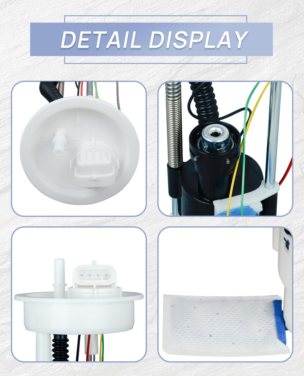 Fuel Pump Assembly Compatible With Polaris Ranger 499 500 800 Crew 570 Full Size ETX 2204945 2208613 2204401