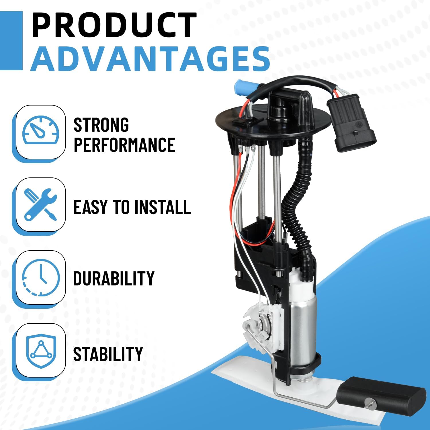 47-1033 2208123 2521784 Upgraded Fuel Pump Module Assembly Compatible With Polaris Ranger 1000 2018-2023 Ranger Crew 1000 2019-2022 Ranger Crew XP 1000 2023