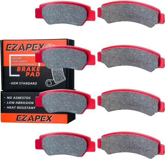 Brake Pad Front and Rear Compatible with Compatible with CF MOTO CFORCE 1000 2021-2024 CFORCE 800XC 2019-2024 CFORCE 600 2020-2024 Ceramic