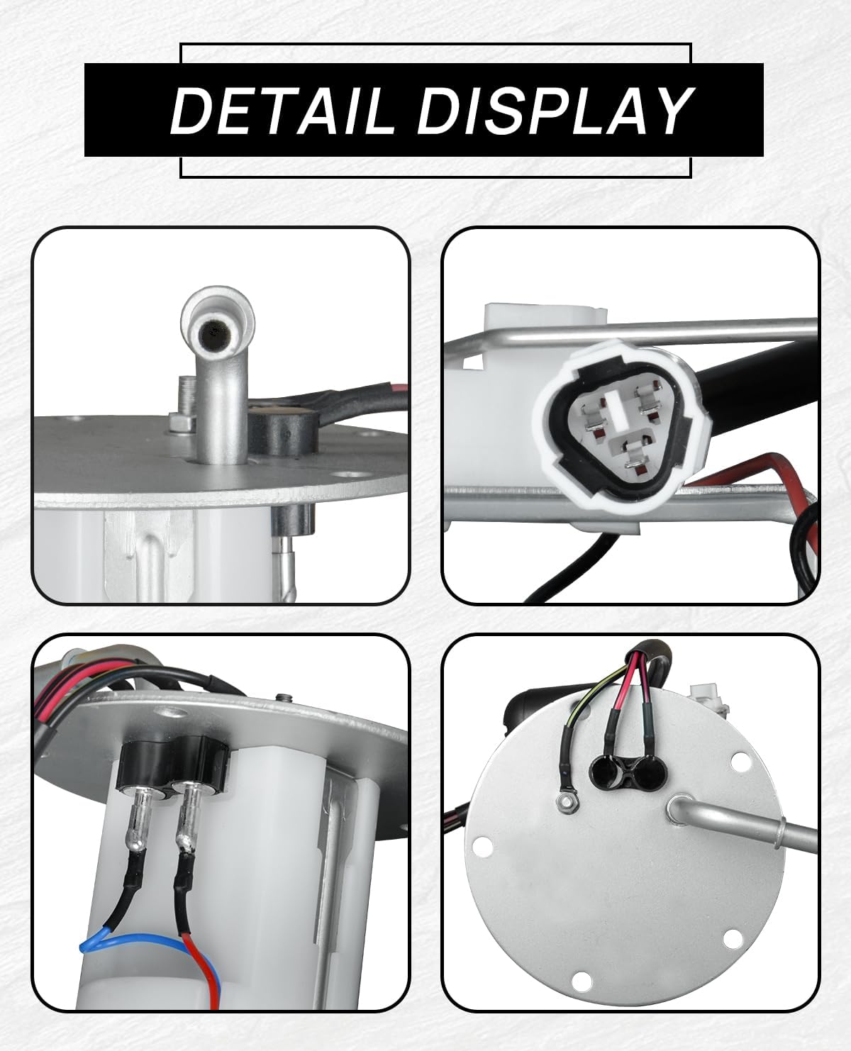 15100-27G00 Upgraded Fuel Pump Module Assembly Compatible with Suzuki VStrom 650 DL650 DL650A ABS 2007-2011 Replace OE UC-T35SU52 15100-11J00