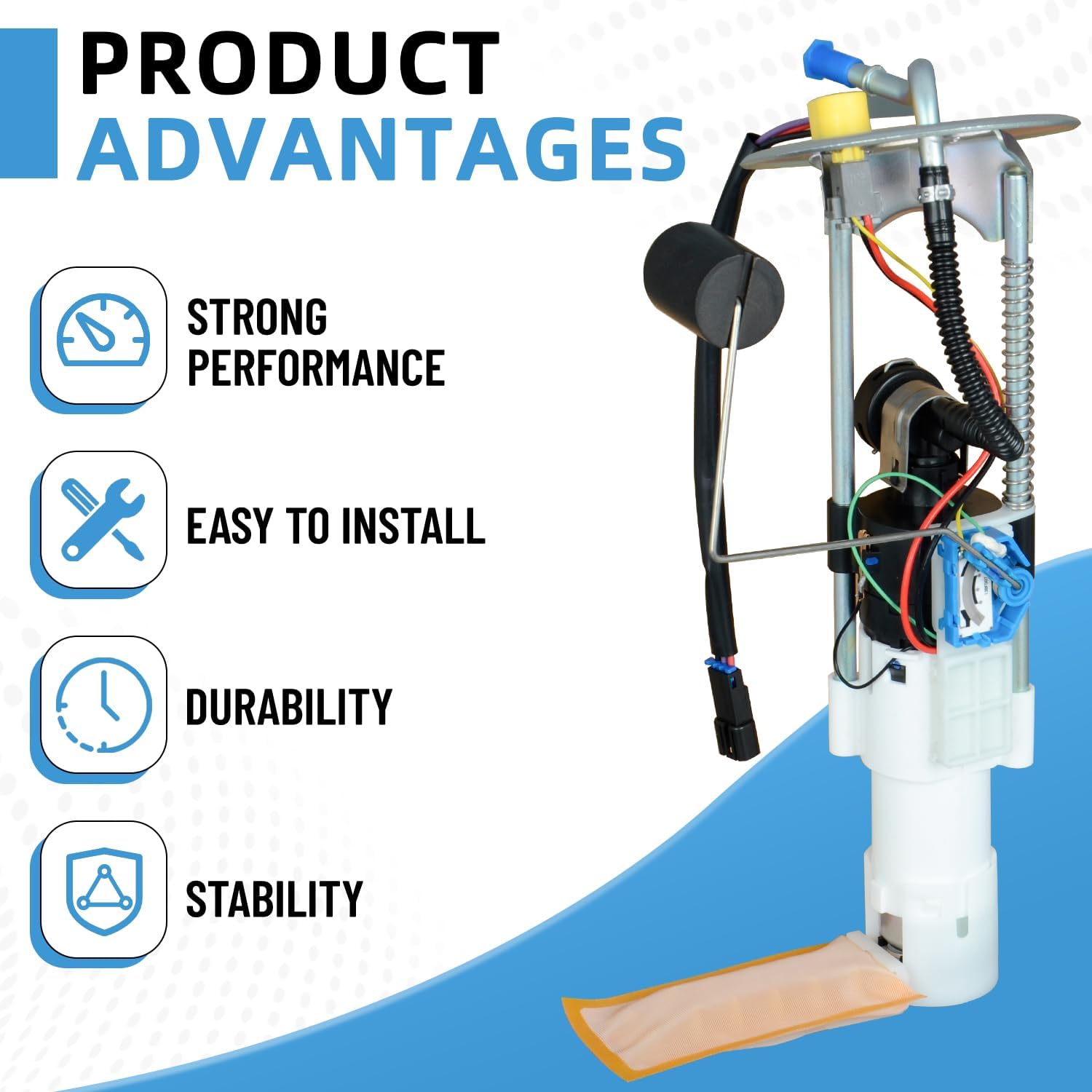 2520502 22520437 47-1041 Upgraded Fuel Pump Assembly Compatible With Polaris Sportsman 500 EFI 2006-2007