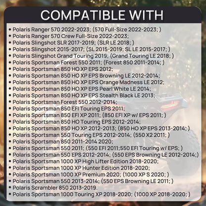 Fuel Pump Assembly for Polaris Ranger 570 Crew, Scrambler 850, Sportsman 550/850, Touring 550/850, X2, XP (Gasoline, Automatic, UTV, Fuel Pump, 2208711, 2204401)