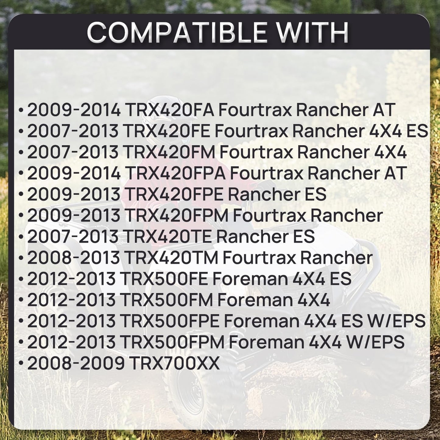 16700-HP5-602 Upgraded Fuel Pump Assembly Compatible with 2007-2014 Honda ATV Models Rancher 420, Foreman 500, TRX420, TRX500, TRX700XX
