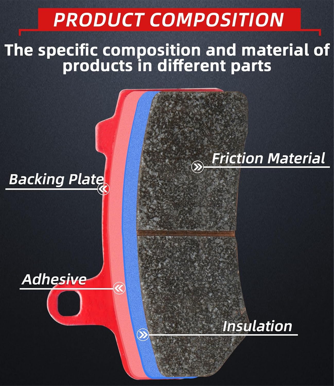 Brake Pads Front and Rear Compatible with Harley Davidson Road Glide 2008-2021 Street Glide 2008-2022 Ultra Classic Electra Glide Ceramic 3 sets 41854-08