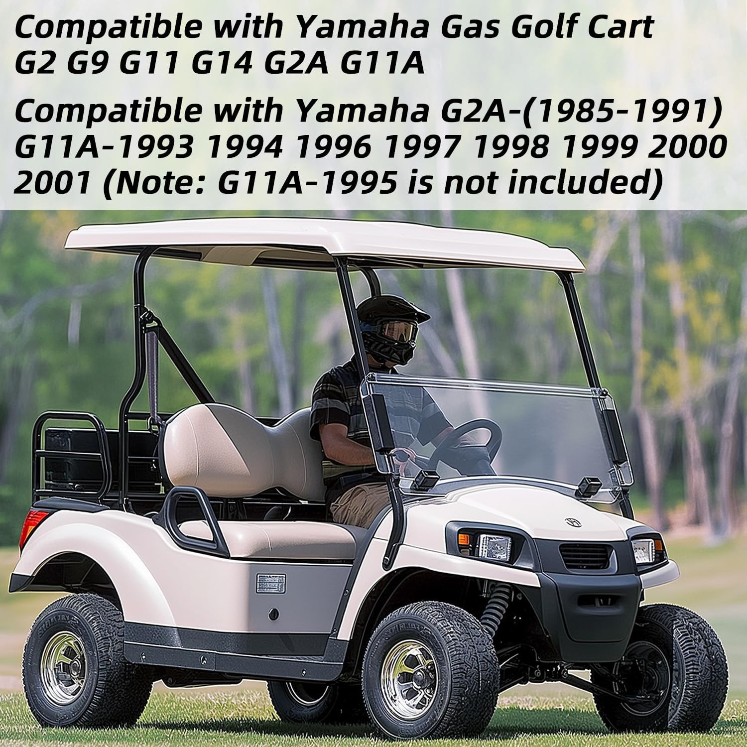 Vacuum Fuel Pump Compatible With YAMAHA G2 G2A G9 G11 G11A G14 1985-1991 Gas Golf Cart J38-24452-10-00