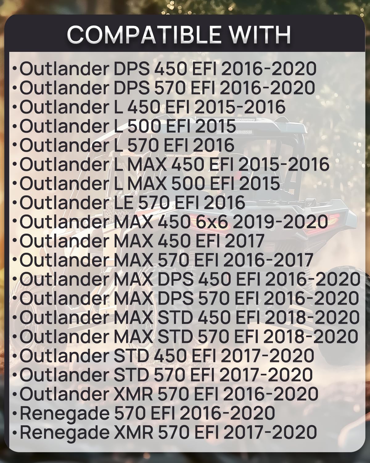 709000461 Fuel Pump Assembly Compatible With Can-Am Outlander Max 2017-2018 Renegade 570 2018-2022