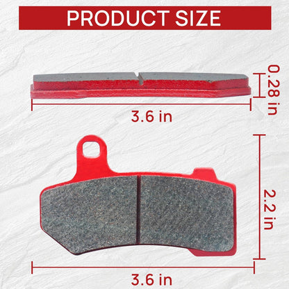 Brake Pads Front and Rear Compatible with Harley Davidson Road Glide 2008-2021 Street Glide 2008-2022 Ultra Classic Electra Glide Ceramic 3 sets 41854-08