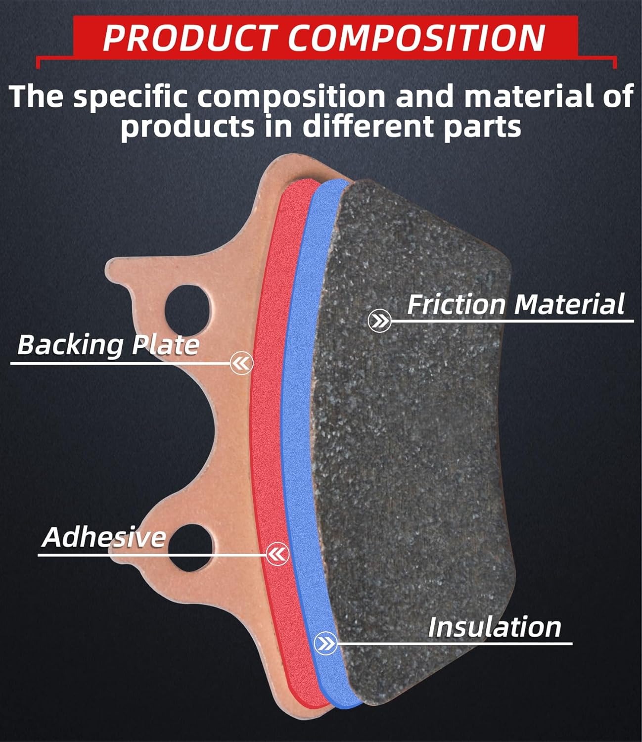 Brake Pads Front and Rear Compatible with 2000-2007 Harley Davidson Electra Glide Ultra Classic Road King Fatboy Heritage Softail Night Train Sintered Copper 3 sets FA400