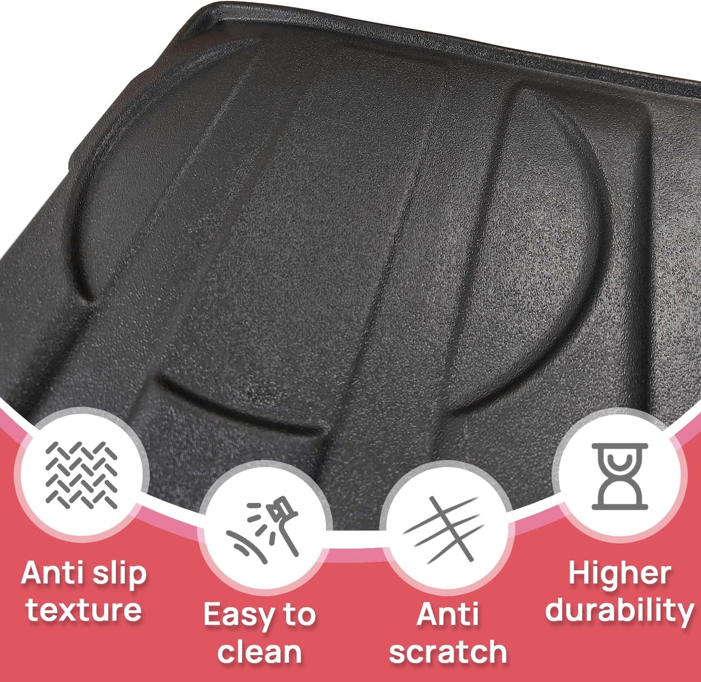 Bed Mat Liner Compatible with Can-am Defender HD5/HD8/HD10/MAX 2016 2017 2018 2019 2020 2021 2022 2023 2024 2025 (Not for Pro Model) All Weather Protector Cargo Accessories