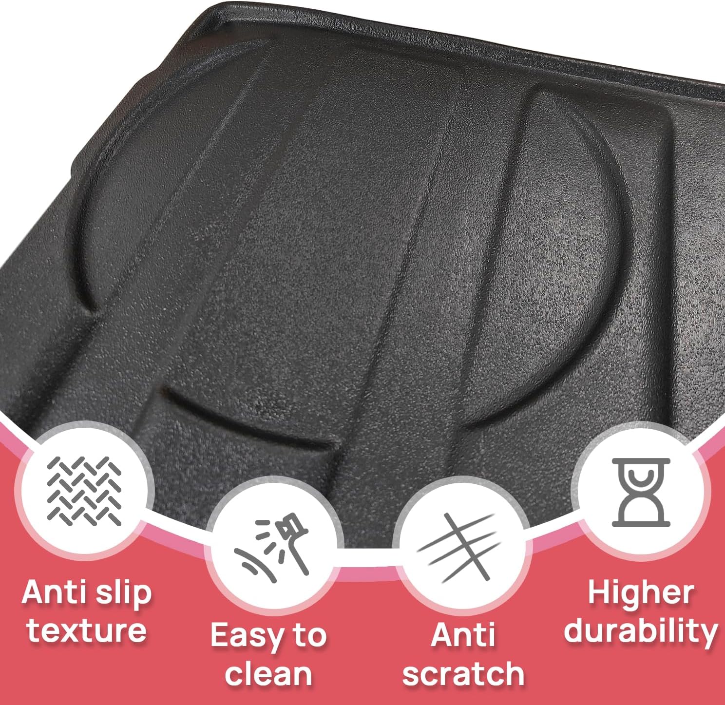 Bed Mat Liner Compatible with Can-am Defender HD5/HD8/HD10/MAX 2016 2017 2018 2019 2020 2021 2022 2023 2024 2025 (Not for Pro Model) All Weather Protector Cargo Accessories