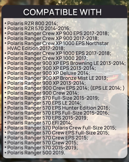 Fuel Pump Assembly Compatible With Polaris GEM Ranger 1000 XP Mud 900 Crew 1000 XP 1000 2521307 2204852 2521196